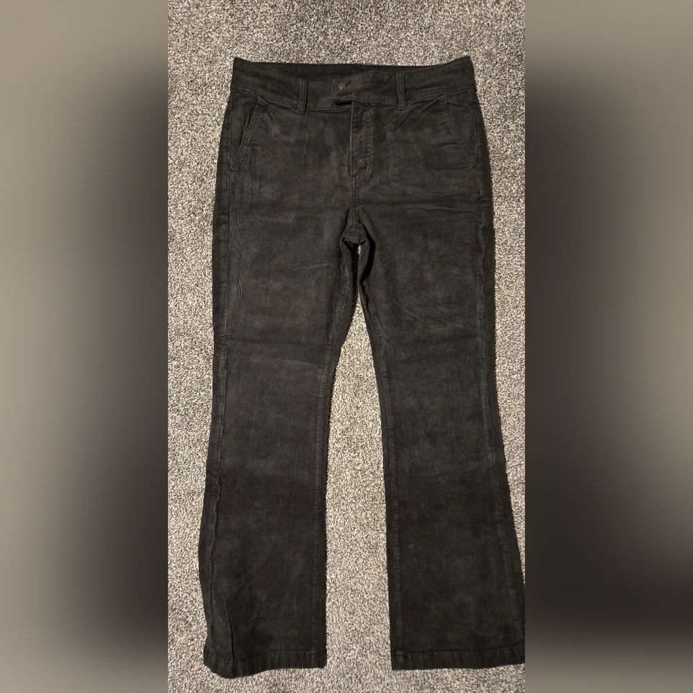 American Eagle Outfitters Stretch High Waisted Kick Boot Corduroy Pants
